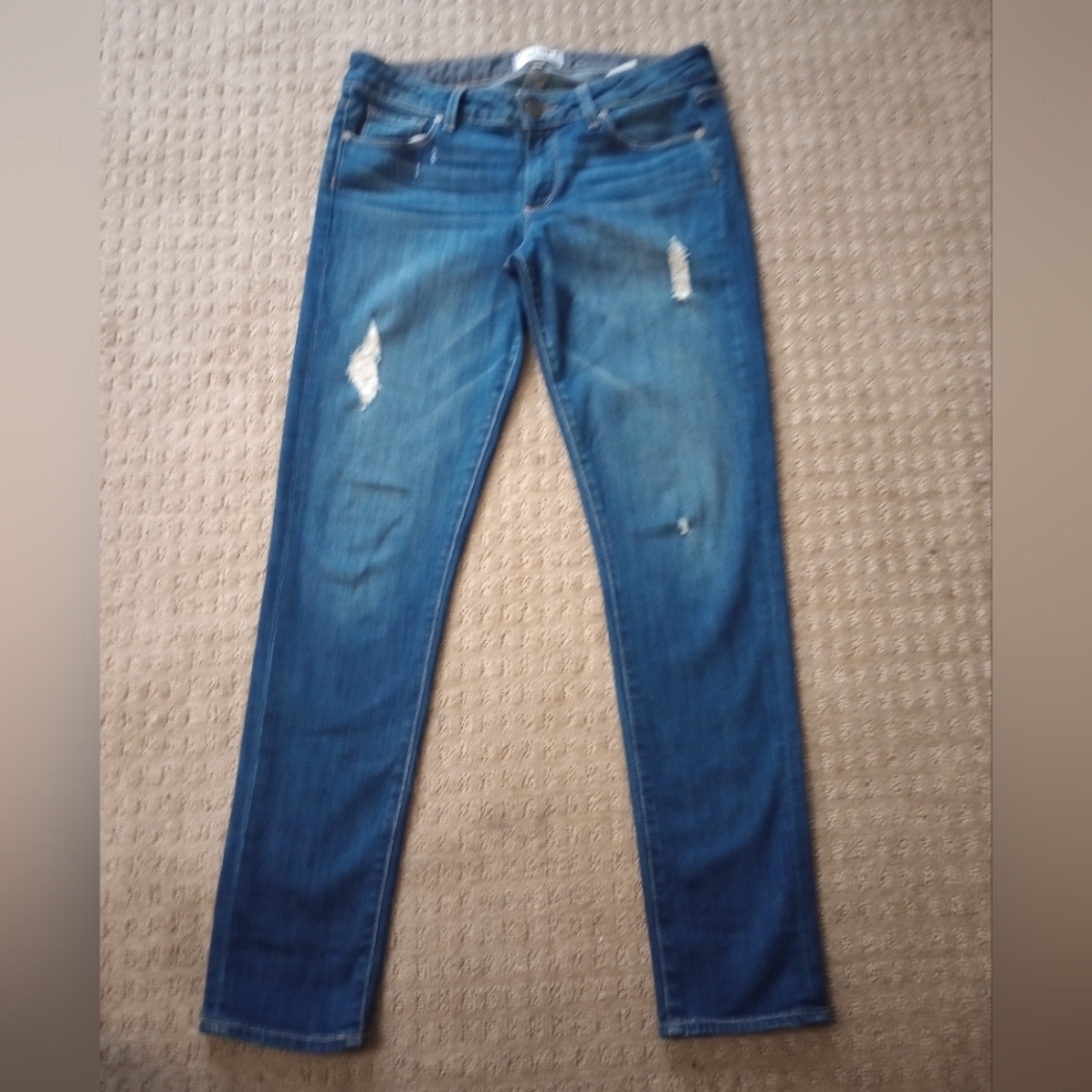 Paige Ankle Skyline Jeans